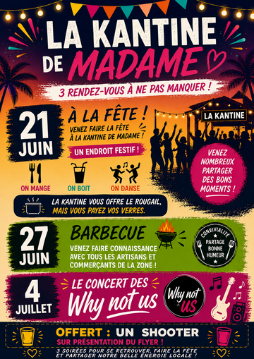 Nos prochains événements